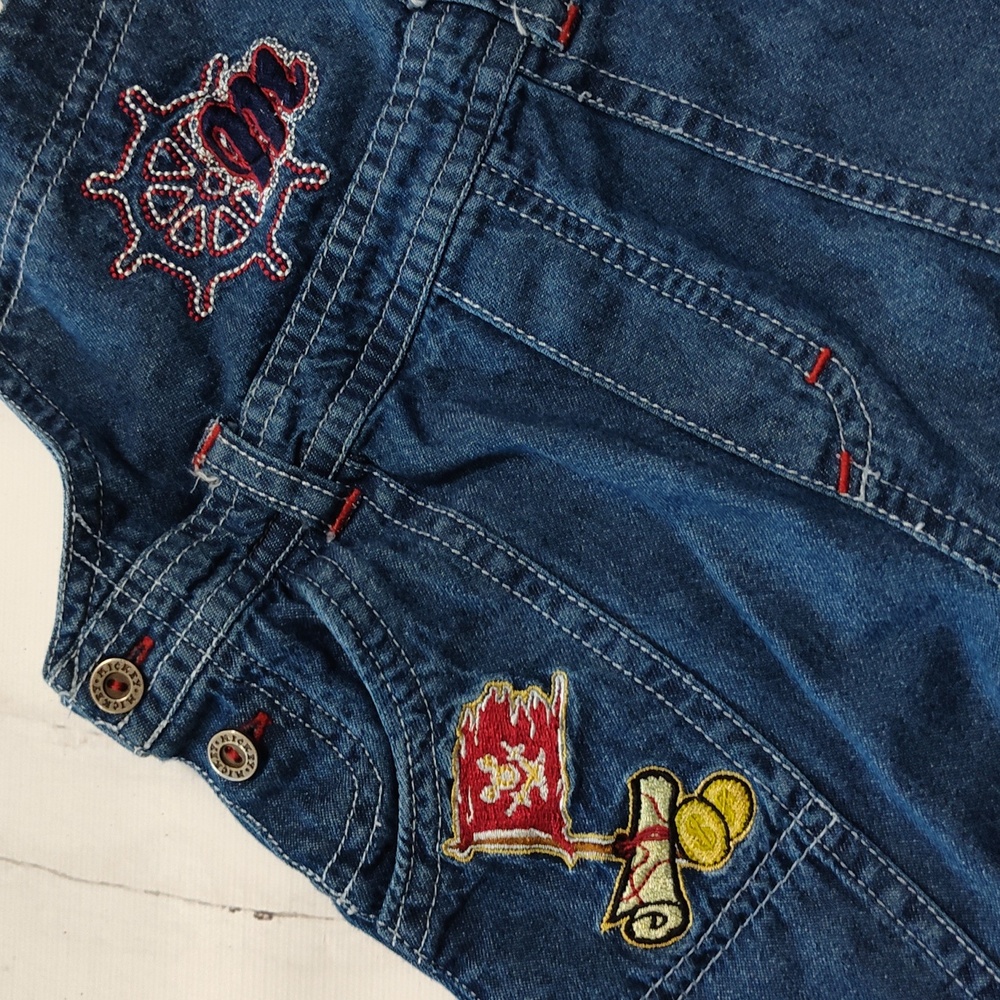 Vintage Pirate Mickey Overalls Disney - Picture 3 of 5